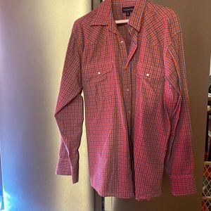 Mens long sleeve button down shirt